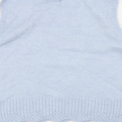 Womens UK Size 14 Papaya Blue Pullover Jumper