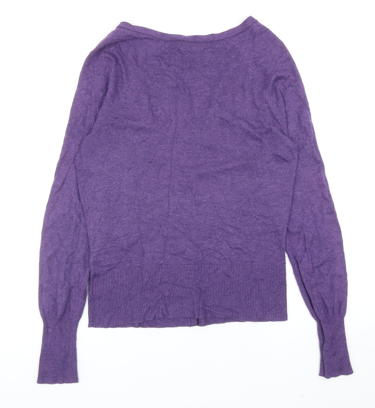 Womens UK Size S Mossimo Purple Cardigan Jumper