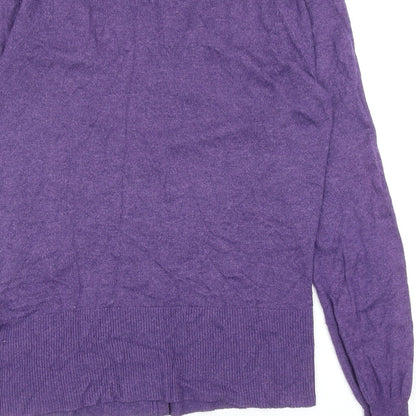 Womens UK Size S Mossimo Purple Cardigan Jumper