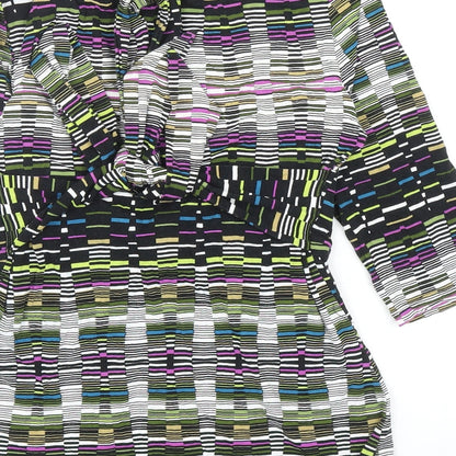 Womens UK Size 12 Wallis Multicoloured Basic Blouse