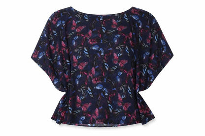 Womens UK Size 10 NEXT Blue Basic Blouse
