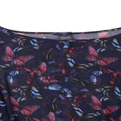 Womens UK Size 10 NEXT Blue Basic Blouse