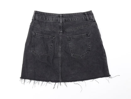 Womens UK Size 8 Topshop Mini Denim Skirt