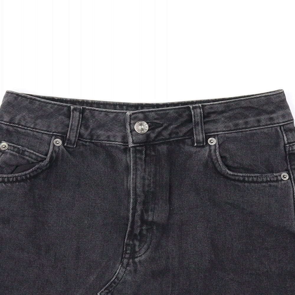 Womens UK Size 8 Topshop Mini Denim Skirt