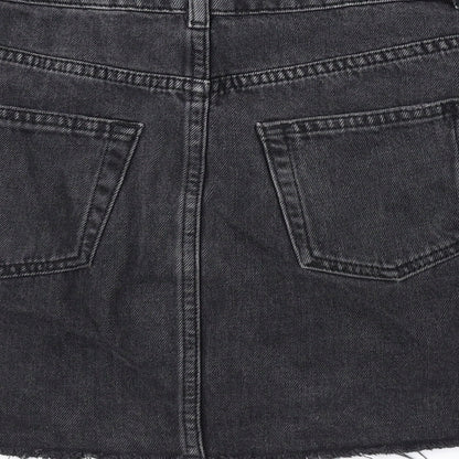 Womens UK Size 8 Topshop Mini Denim Skirt