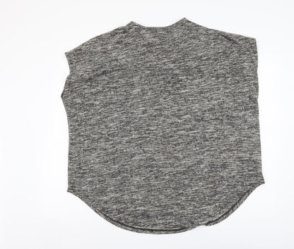 Womens UK Size XL Body Flirt Grey Basic Blouse