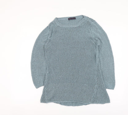 Womens UK Size 12 Marks and Spencer Blue Pullover Jumper