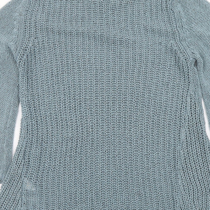 Womens UK Size 12 Marks and Spencer Blue Pullover Jumper