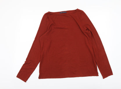 Womens UK Size 16 Marks and Spencer Brown Pullover Jumper