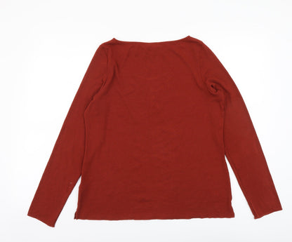 Womens UK Size 16 Marks and Spencer Brown Pullover Jumper