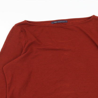 Womens UK Size 16 Marks and Spencer Brown Pullover Jumper