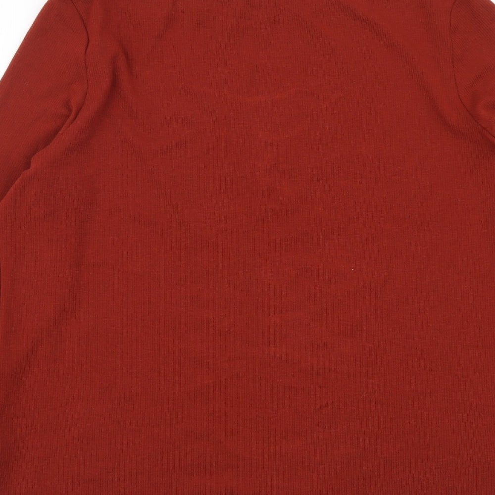Womens UK Size 16 Marks and Spencer Brown Pullover Jumper