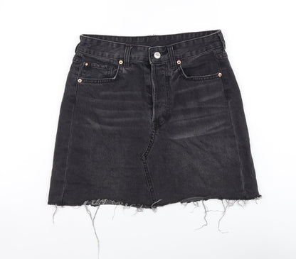 Womens UK Size M Denim & Co. Mini Denim Skirt