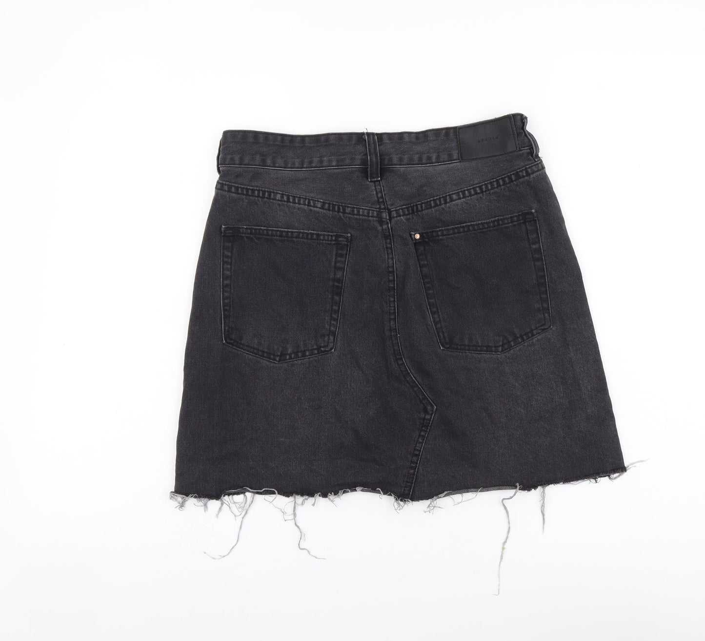Womens UK Size M Denim & Co. Mini Denim Skirt