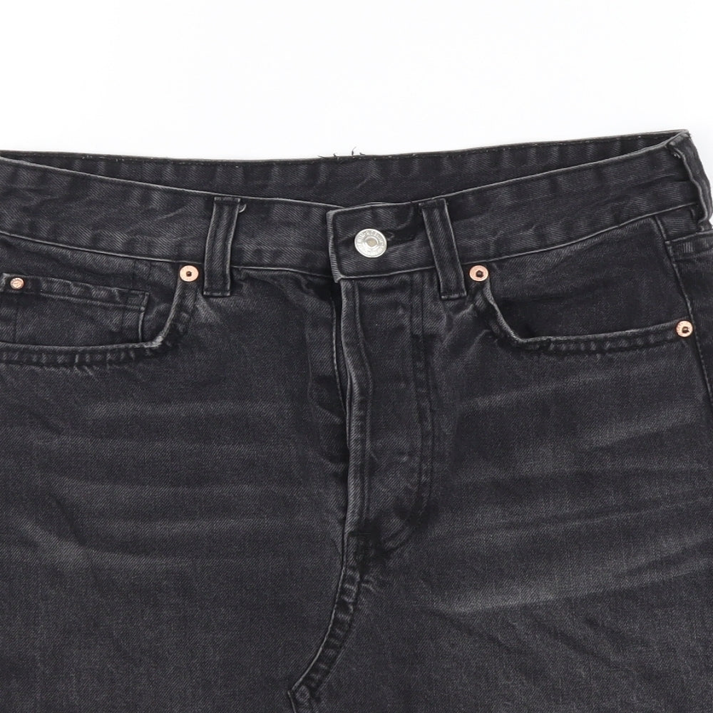 Womens UK Size M Denim & Co. Mini Denim Skirt