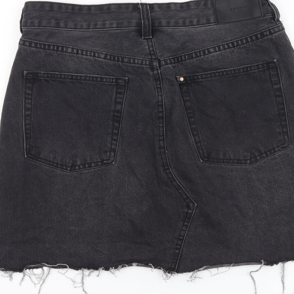 Womens UK Size M Denim & Co. Mini Denim Skirt
