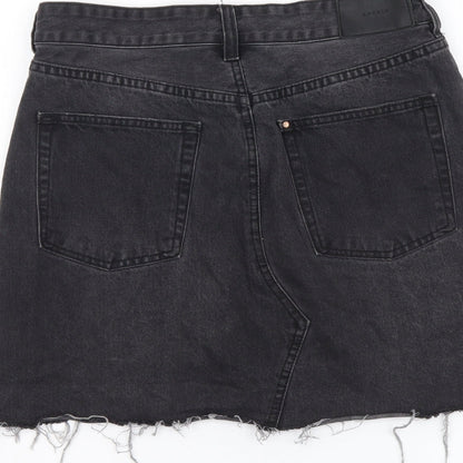 Womens UK Size M Denim & Co. Mini Denim Skirt