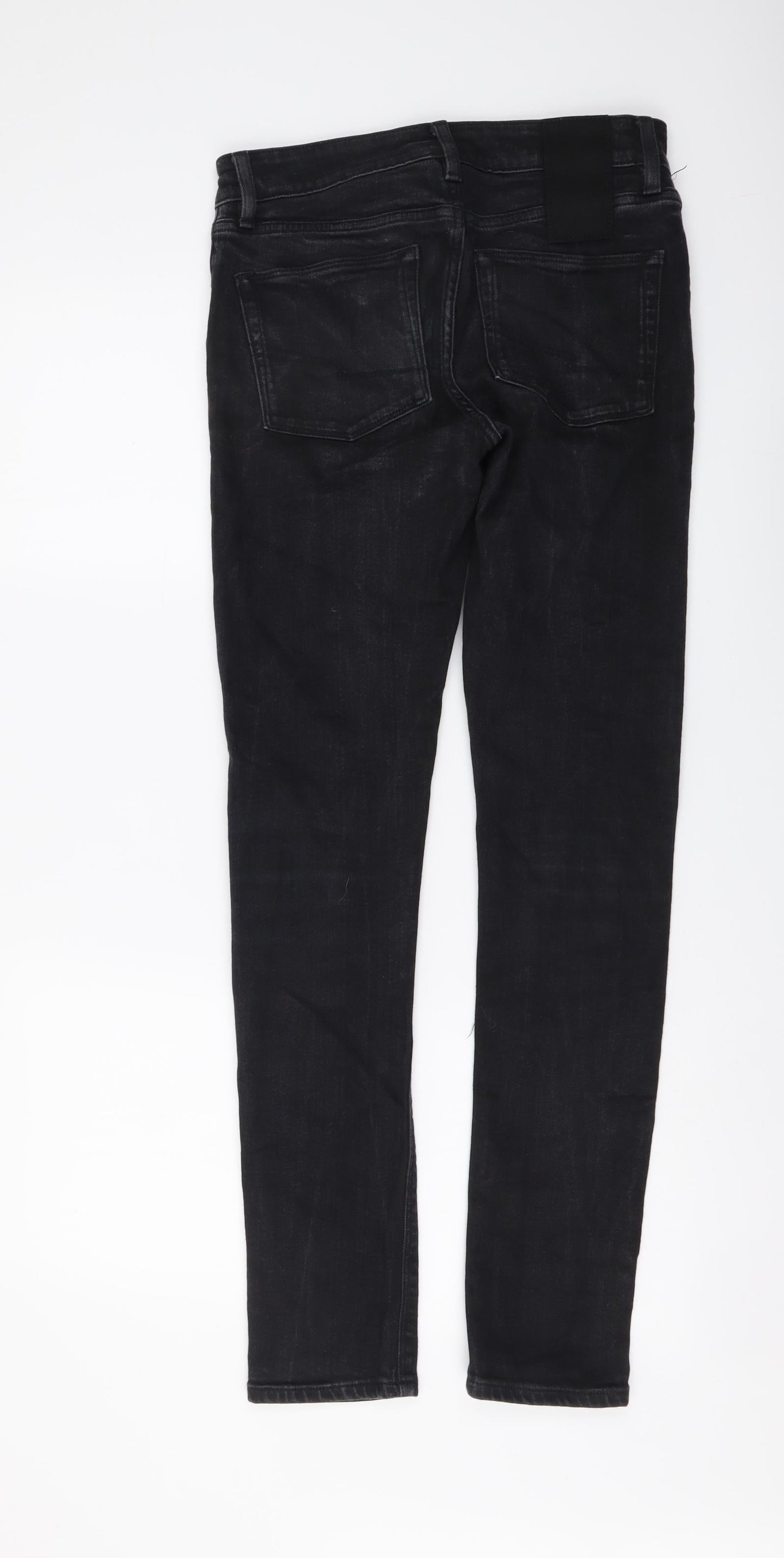 Womens UK Size 28 in Preworn Regular Fit Skinny Black Jeans