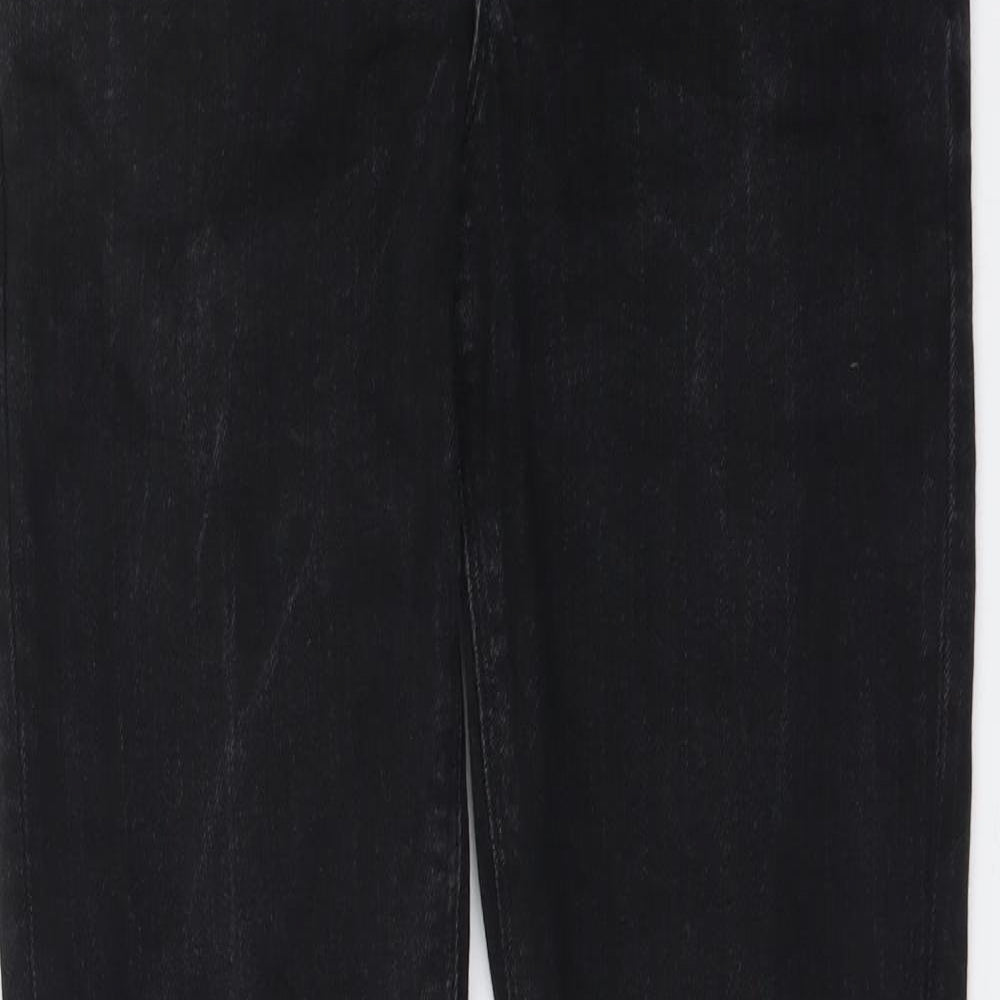 Womens UK Size 28 in Preworn Regular Fit Skinny Black Jeans