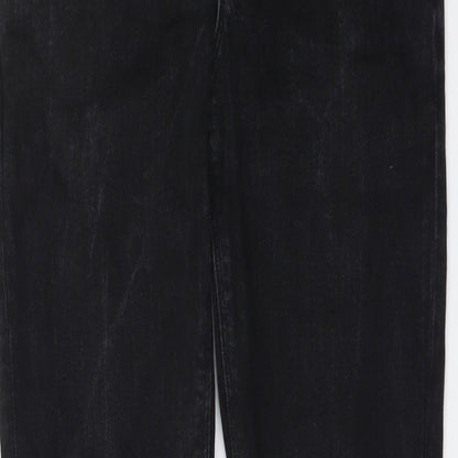 Womens UK Size 28 in Preworn Regular Fit Skinny Black Jeans