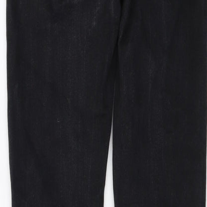 Womens UK Size 28 in Preworn Regular Fit Skinny Black Jeans