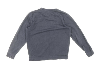 George Boys Blue Cotton Pullover Sweatshirt Size 12-13 Years Pullover
