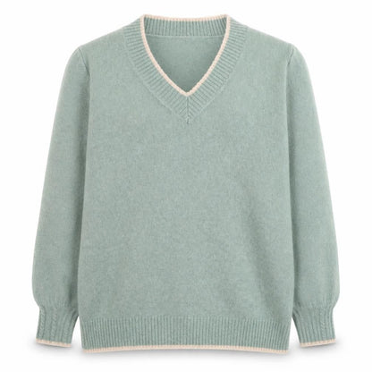 Womens UK Size M Springfield Green Pullover Jumper