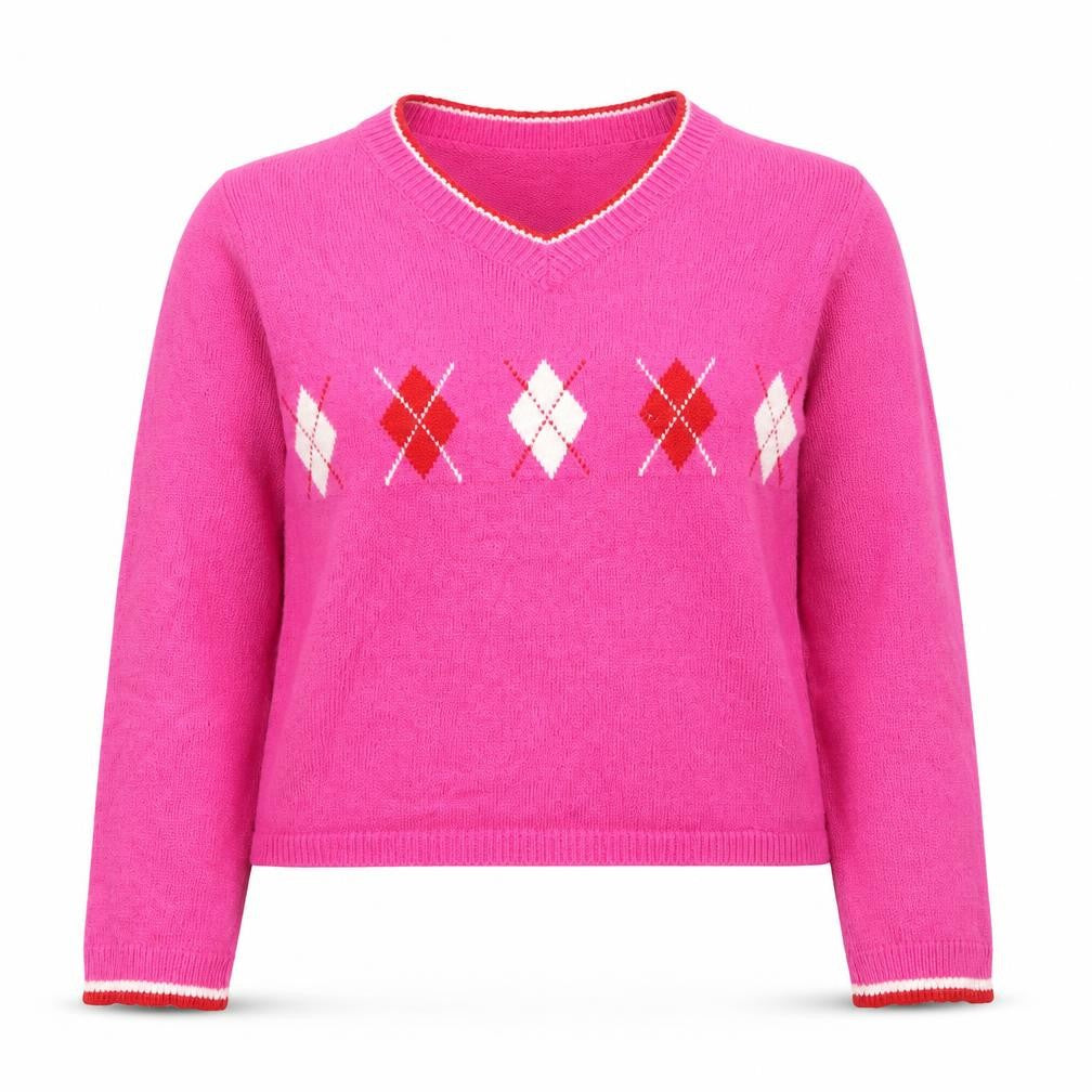Womens UK Size One Size SheIn Pink Pullover Jumper