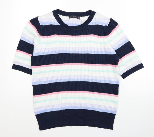 Womens UK Size 16 Garfield & Marks Multicoloured Pullover Jumper