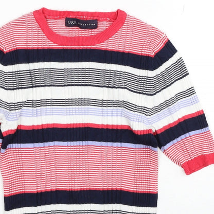 Womens UK Size 6 Marks and Spencer Multicoloured Pullover Jumper