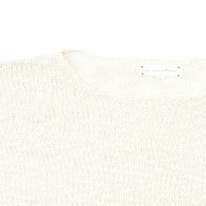 Womens UK Size M New Look Ivory Pullover Jumper