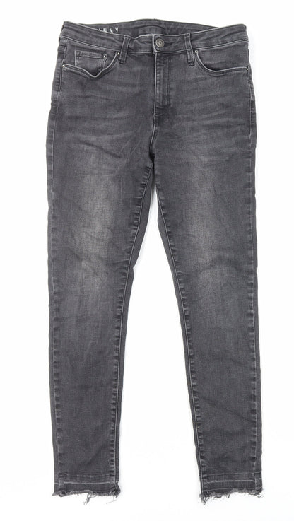 Womens UK Size 12 Marks and Spencer Regular Fit Skinny Black Jeans