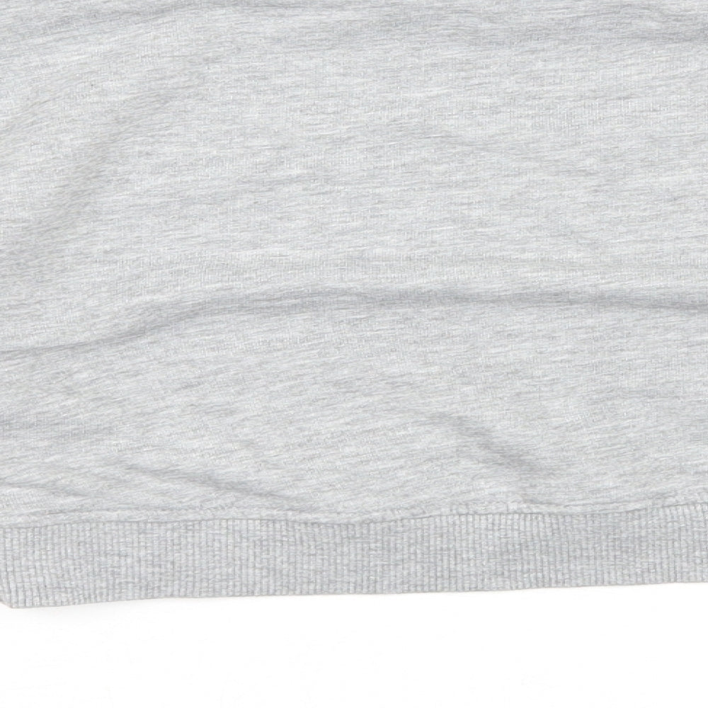 H&M Womens Grey Cotton Pullover Sweatshirt Size S Pullover