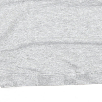 H&M Womens Grey Cotton Pullover Sweatshirt Size S Pullover