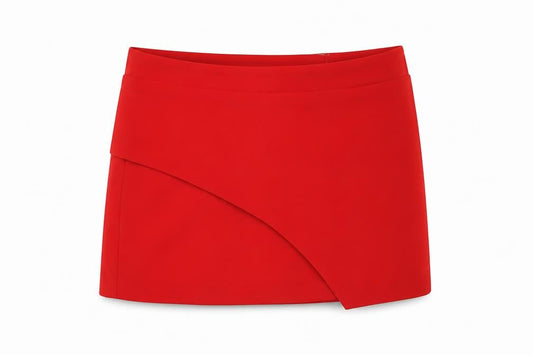 K.Zell Womens Red Polyester Bandage Skirt Size 30 in Zip