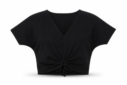 Womens UK Size M Zara Black Basic Blouse