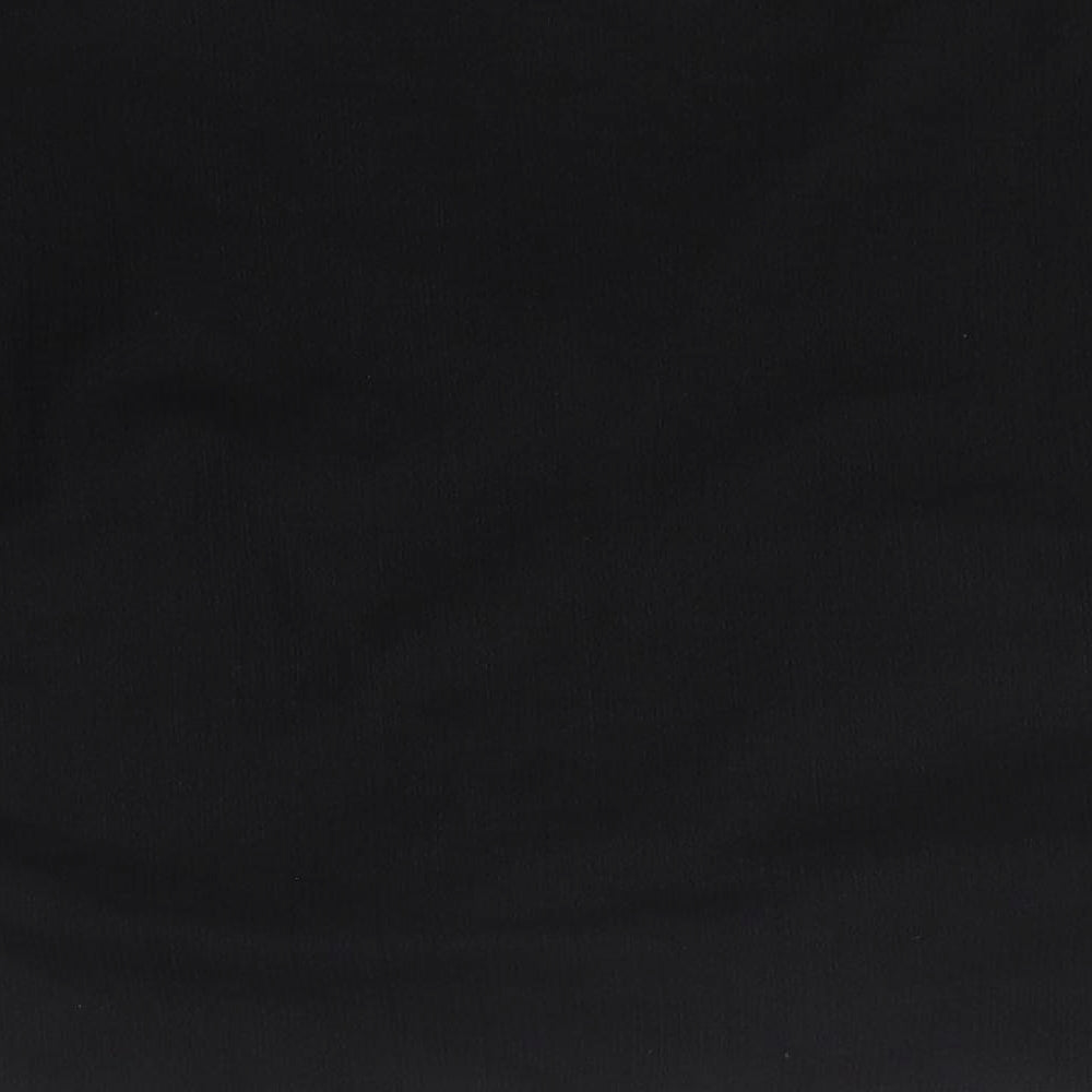 Womens UK Size M Zara Black Basic Blouse