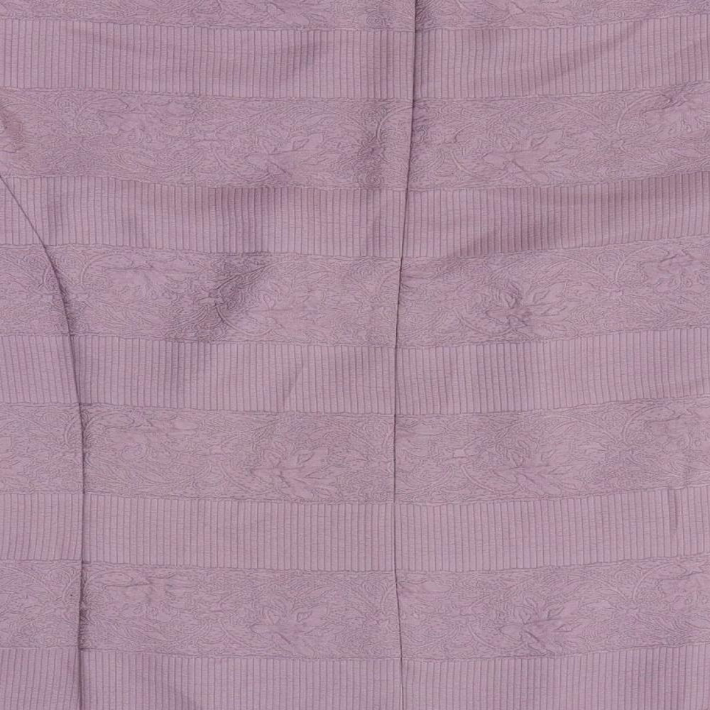 Womens UK Size 14 Country Casuals Purple Basic T-Shirt
