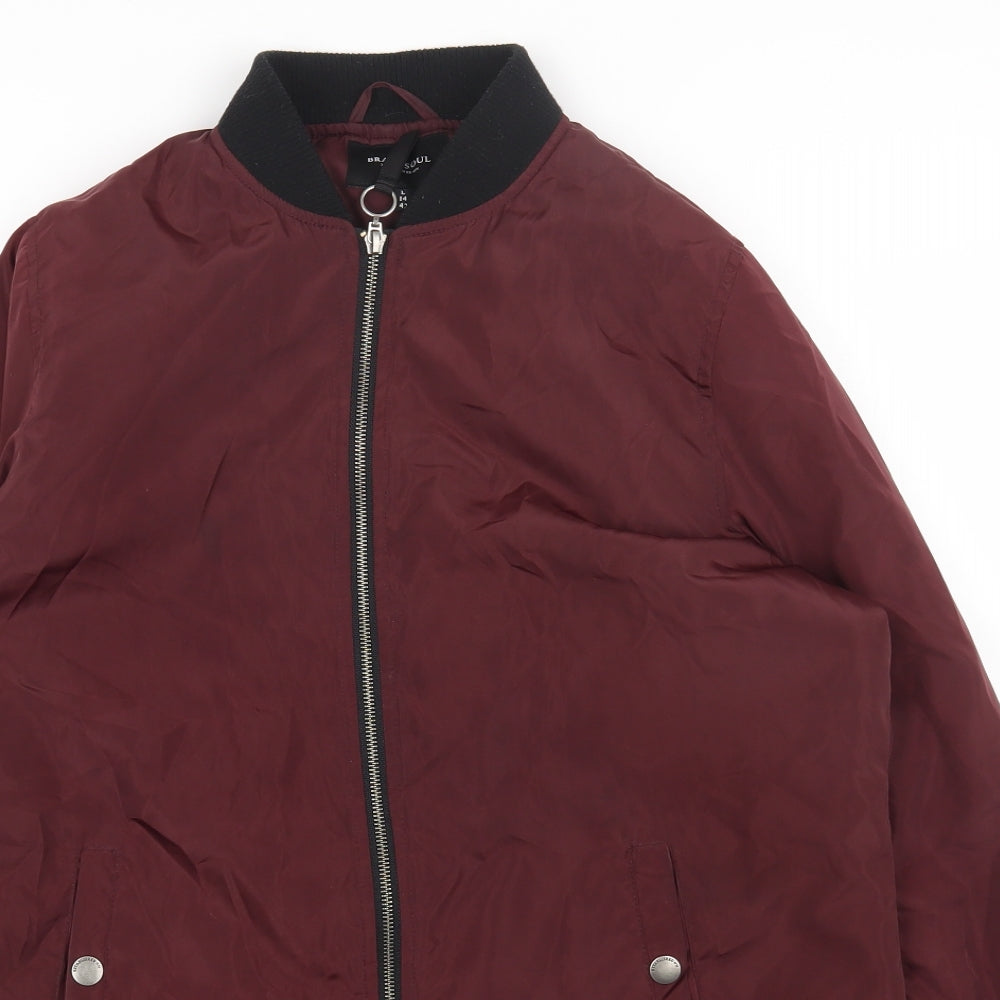 Womens UK Size L Brave Soul Red Puffer Jacket
