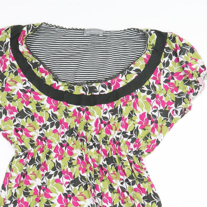 Womens UK Size 10 Per Una Green Basic Blouse
