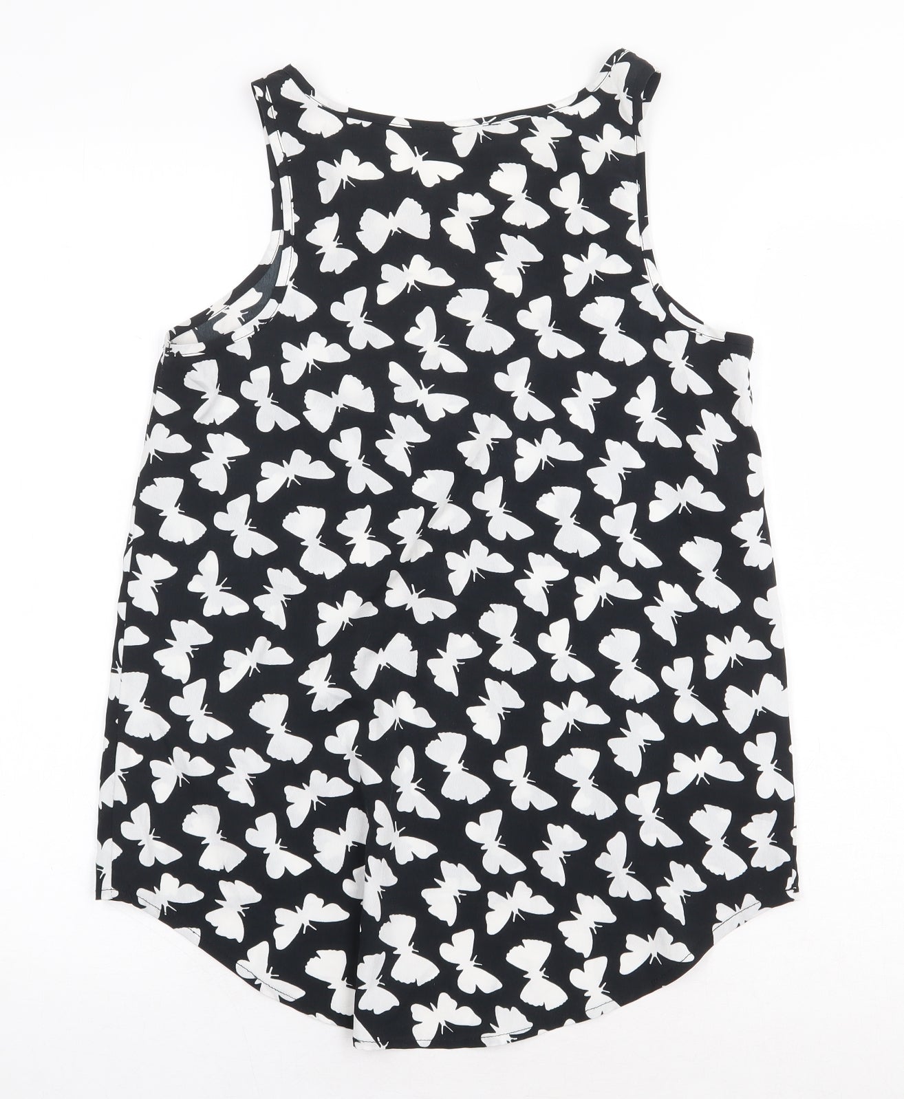 Womens UK Size 8 Atmosphere Black Basic Tank