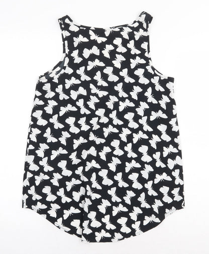 Womens UK Size 8 Atmosphere Black Basic Tank