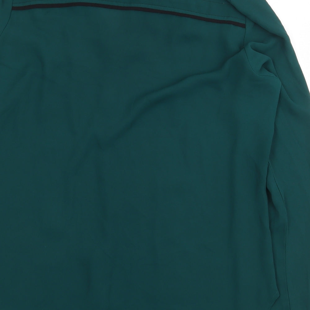 Womens UK Size 10 Jones New York Green Basic Blouse
