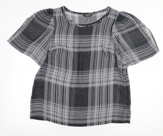 Womens UK Size 16 Marks and Spencer Black Basic Blouse