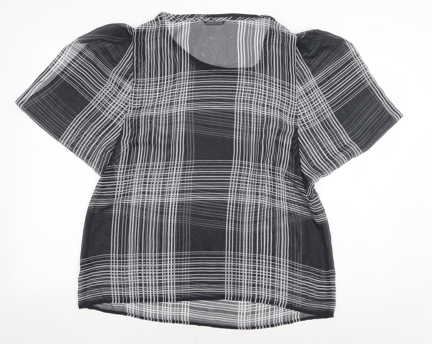 Womens UK Size 16 Marks and Spencer Black Basic Blouse