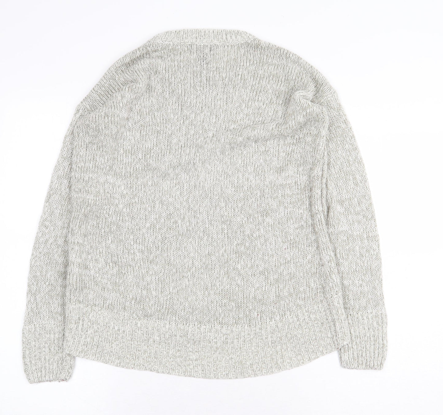 Womens UK Size S New Look Grey Pullover Jumper