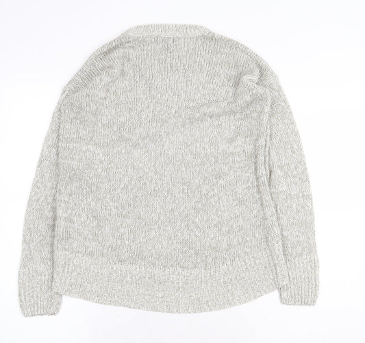 Womens UK Size S New Look Grey Pullover Jumper