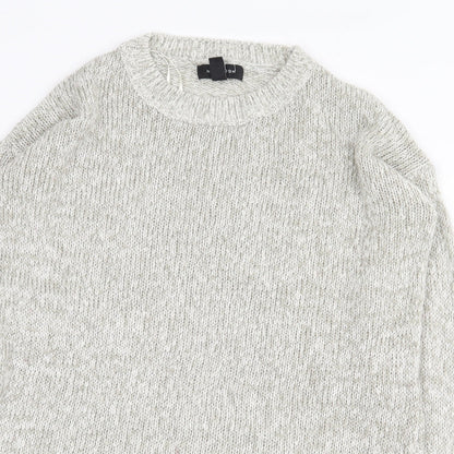 Womens UK Size S New Look Grey Pullover Jumper