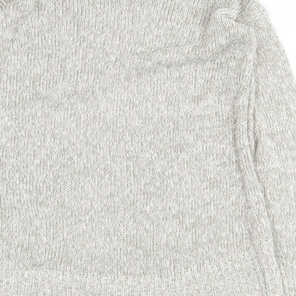 Womens UK Size S New Look Grey Pullover Jumper