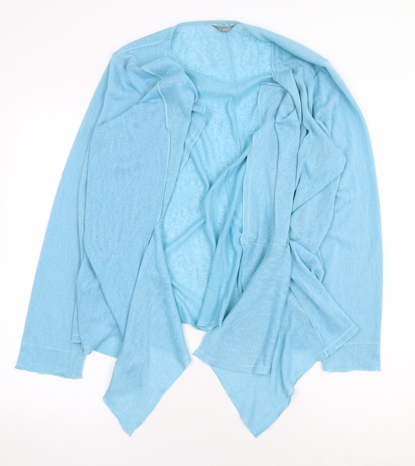 Womens UK Size L Marks and Spencer Blue Cardigan Jumper